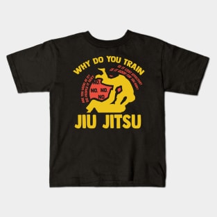 Train Jiu Jitsu gift Kids T-Shirt